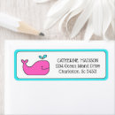 Search for whale return address labels Girly