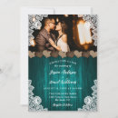 Search for teal wedding invitations Wood