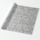 Search for white brick wrapping paper Black