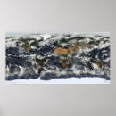 Search for satellite map posters Continents