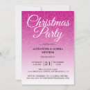 Search for hot pink christmas invitations Modern