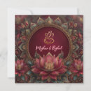 Search for indian lotus wedding invitations Elegant