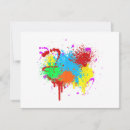 Search for abstract paintings cards Rainbow
