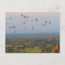 Search for bagan postcards Hot air balloon
