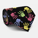 Search for handprint ties Colourful