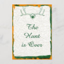 Search for the hunt is over invitations Hunter