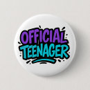 Search for 13th birthday badges Official teenager