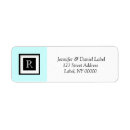 Search for r monogram return address labels Monograms