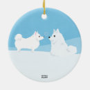 Search for american eskimo dog christmas tree decorations Cute