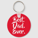 Search for father christmas rounded key rings Best dad ever