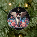 Search for angel cat christmas tree decorations Funny