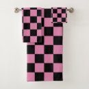 Search for checkered bath towels Geometric