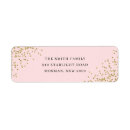 Search for glitter gold return address labels Pink