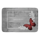 Search for butterfly bath mats Red