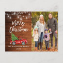 Search for christmas lights postcards Watercolor vintage red truck