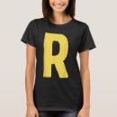 Search for letter tshirts Yellow