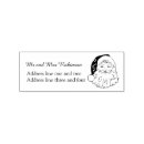 Search for vintage santa rubber stamps Christmas return address