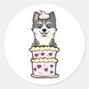 Search for dog sledding stickers Puppy