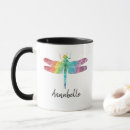 Search for dragonfly mugs Watercolor