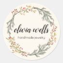 Search for evergreen wreath stickers Rustic