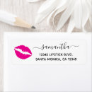 Search for lips return address labels Beauty salon