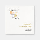 Search for retirement party napkins Classic
