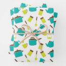 Search for kitchen utensils wrapping paper Chef