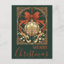 Search for red ornament postcards Modern
