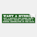 Search for hybrid bumper stickers Electric