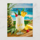 Search for coconut drink postcards Cocktail