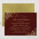 Search for gold foil rehearsal dinner invitations Formal