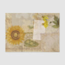 Search for sunflower tissue paper Vintage