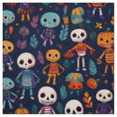Search for skeleton fabric Halloween