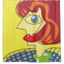 Search for female shower curtains Portrait