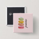 Search for french macarons badges Watercolor