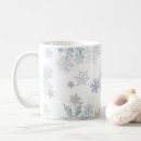 Search for winter wonderland snowflakes coffee mugs Blue