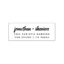 Search for wedding return address rubber stamps Chic