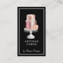 Search for black cake business cards Pastry chef