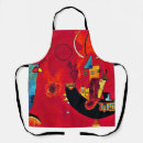 Search for abstract art aprons Colourful