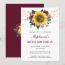 Search for sunflower 60th birthday invitations String lights