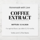 Search for coffee labels Homemade