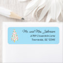 Search for tree lights return address labels Festive
