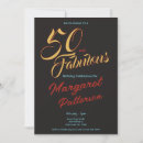Search for fabulous 50th birthday invitations Elegant birthday party