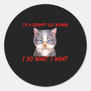 Search for old woman stickers Don't me