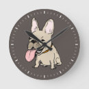 Search for french bulldog clocks Frenchie