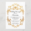 Search for vintage princess baby shower invitations Modern