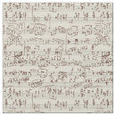 Search for calligraphy fabric Brown