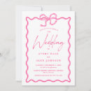 Search for purple waves invitations Pink