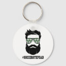 Search for beard round key rings Best dad ever
