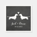 Search for dachshund napkins Weiner dog